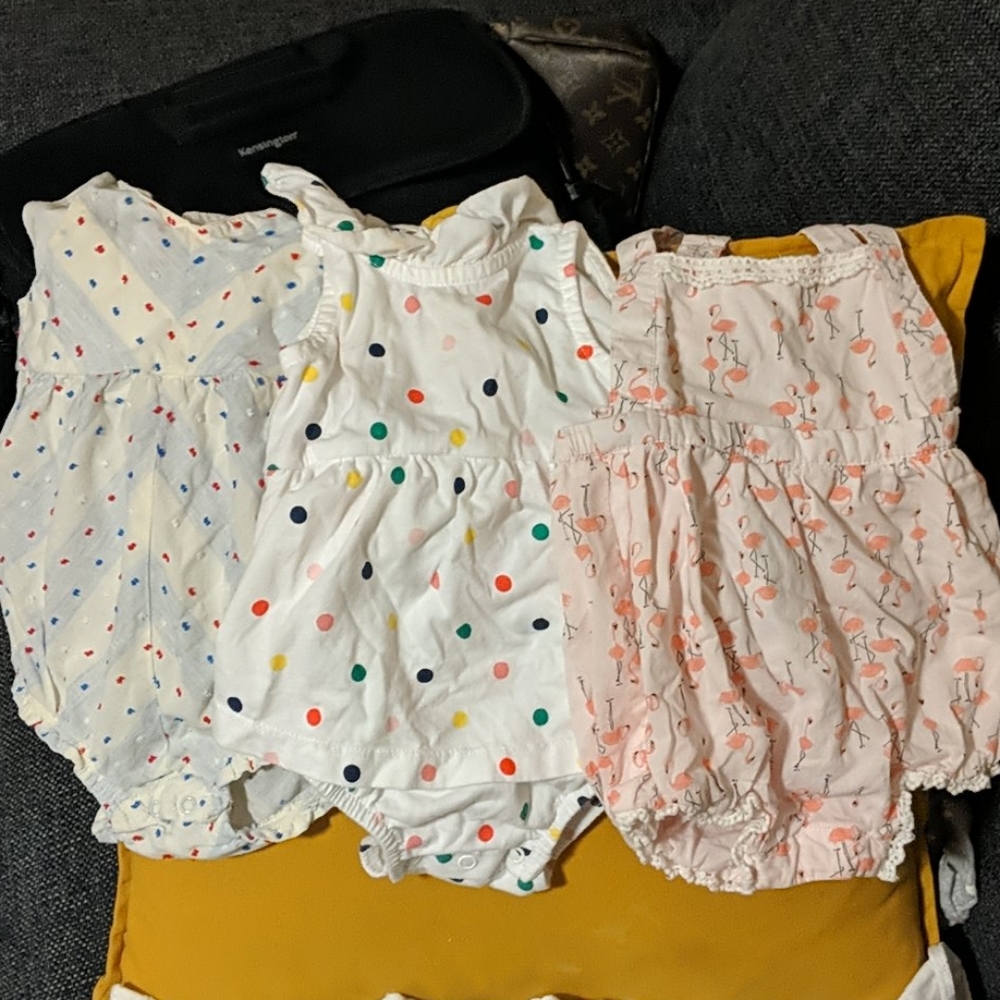 3 Piece 6-9 Month Bubble One-Piece.